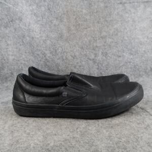 Shoes for Crews Womens 10.5 Casual Slip On Sneaker Slip Resistant Black Comfort